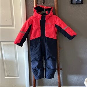 Columbia Kids' pink and Navy Snowsuit
